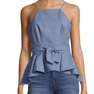 C/MEO Collective Take Me Over Peplum Top XS